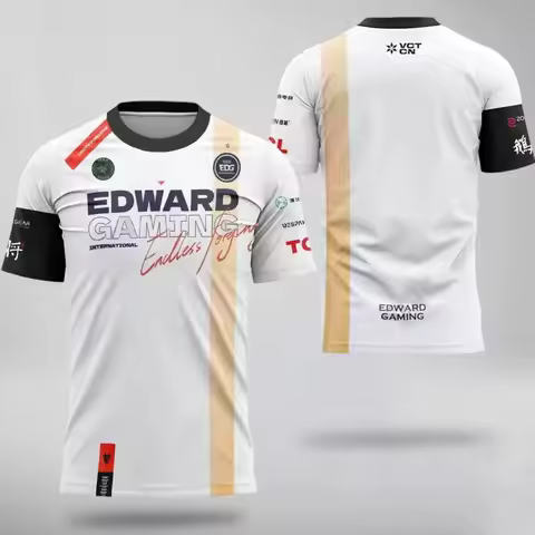 Valorant E-sports Competition EDG Club Uniform 2024 New VCT Training Jersey Sports Short-sleeved T-s