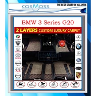 (2 LAYERS) 9D BMW G-20 G20 320I 330I 330E M340I 318D 320D 330D LUXURY CUSTOMS MADE 2 LAYERS CARMAT C