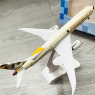 Boeing 787 ETIHAD AIRWAYS aircraft model, high-quality alloy, beautiful glossy powder-coated type 1 