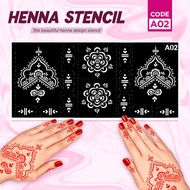 Sticker inai / Sticker Henna / Henna Stencil / Mehndi Stencil NEW DESIGN