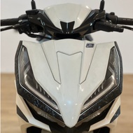 HONDA CLICK V3 FRONT SIDE CARBON FIBER DECALS (FORGED, 3D, 9D)