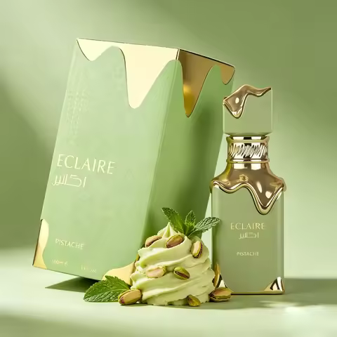 ECLAIRE pistachio - gourmet, nutty, creamy, musky - women's persistent light essence spray, 3.4 oz/1
