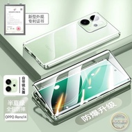 imobile | เคสโทรศัพท์ใสสองด้านกันตกพร้อมแม่เหล็กสำหรับ OPPO Reno 14 Pro