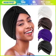 Muslim Modest Hijab Cap Turban For Woman Head Wrap Women Crinkle Arabic Elastic Fabric Chemo Caps