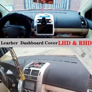 Dashboard Dash Mat Cover PU Leather Anti-Slip Pad Carpet Sunshade Car Accessories For Volkswagen VW 