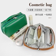 Large Capacity Niche Design Cream High-End Feeling pu Storage Bag Original Digital Makeup Portable C