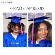 [springeven] Graduation Cap Insert Plastic Grad Cap Stabilizer Invisible Graduation Cap Insert  Non-Slip Secures Your Graduation Cap New Stock