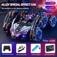 Aerial Roll 3D All-Terrain Drift 6x6 Car Extreme RC High-Speed Spray Gas Swing Arm Multi-Axis Stunt 