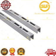 SLF High Quality Chrome AA Upright Railing pole System Railing for Shelf or Display Shelf 4ft 5ft 6f