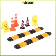 THISEPH Model RC Car Accessories, Portable Plastic RC Car Scene Accessories, Durable Miniature Climb