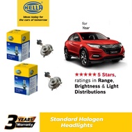 HELLA Standard Halogen H4 Headlight Bulb for Honda HRV year 2015 - Present (1 Set = 2 pcs)