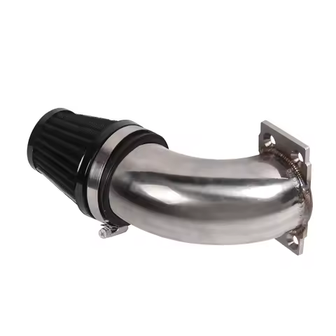 Motorcycle Air Intake Tube 90 degree Stainless Steel for BMW K100 K75 Cafe Racer Accessories