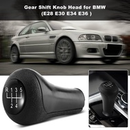 5 Speed Manual Car Gear Shift Knob Stick Head For BMW E28 E30 E34 E36 Black