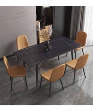 Dining Table 餐桌 Meja Makan Marble Meja Makan 4/6 Kerusi Ikea Nordic Set Meja Makan 饭桌