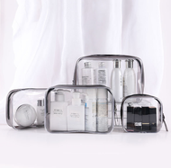 Gratis Ongkir - Tas Kosmetik Transparant / Make Up Bag Organizer / Pouch Make Up Wash Bag / Pouch