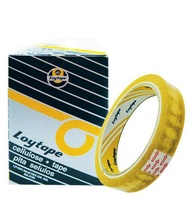 Loytape Cellulose Tape 18mm x 40m (Box of 8 Rolls)