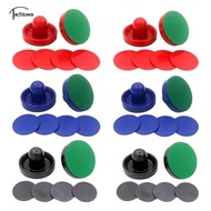 tachiuwa Table Hockey Pushers and Pucks Pack Comfortable Handle Air Hockey Equipment for Home Games 