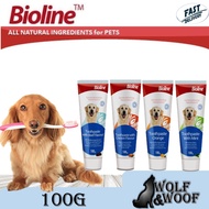 BioLine ToothPaste Dental Care Gel 100G - ( Bioline Orange, Bioline Mint, Bioline Beef, Bioline Chic