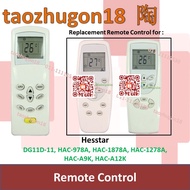 Hesstar Air Conditioning Conditioner Aircon Remote Control DG11D-11 HAC-978A HAC-1878A HAC-1278A HAC-A9K HAC-A12K