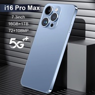 New Arrivals I16PROMAX 16GB+1TB 6.8inch smart phone  Android 5G Smartphone