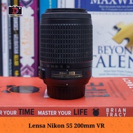 Nikon 55 200mm VR Lens Good Functional Condition