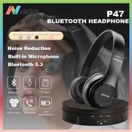 P47 and P47M Wireless earphones Headphones Cat Ear with Mic Bluetooth Headset with microphone Cool G