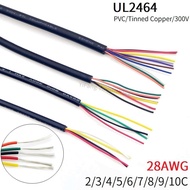 【☄New Arrival☄】 fka5 1m 28awg Sheathed Wire Cable Channel Audio Line 2 3 4 5 6 7 8 9 10 Cores Insulated Soft Copper Cable Signal Control Wire Ul2464