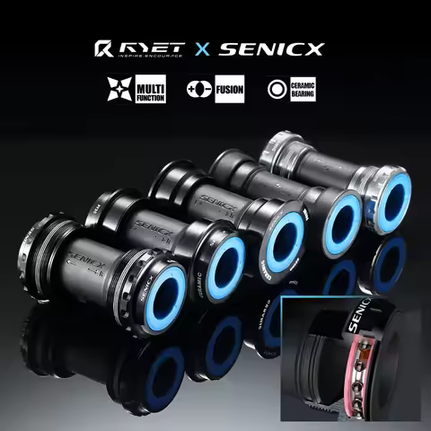 RYET Senicx Ceramic Bottom Brackets BSA68/BB86/BB92/DUB/T47/PF30/BB30/BB386,BB For 24/29mm Spindle P