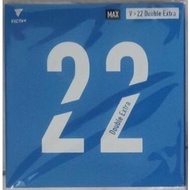 Original VICTAS V22 DOUBLE EXTRA Rubber Rubber Bat Bet Ping Pong Table Tennis New And Seal