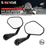 2025 MT-09 Handlebar End Mirror E9 For YAMAHA MT09 SP 2014-2026 MT09SP MT09 Y-AMT FZ-09 Motorcycle B