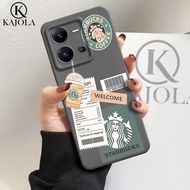 Case Hp Vivo V25 / V25E - Casing Hp Vivo V25 / V25E - KAJOLA - Fashion Case - Kesing Vivo V25 / V25