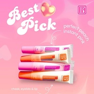 INSTA PINK BLUSH CREAM (FORMERLY SOPHIE MAGIC PINK) NEW PACKAGING 15G & PERFECT PEACH 1PC ONLY!