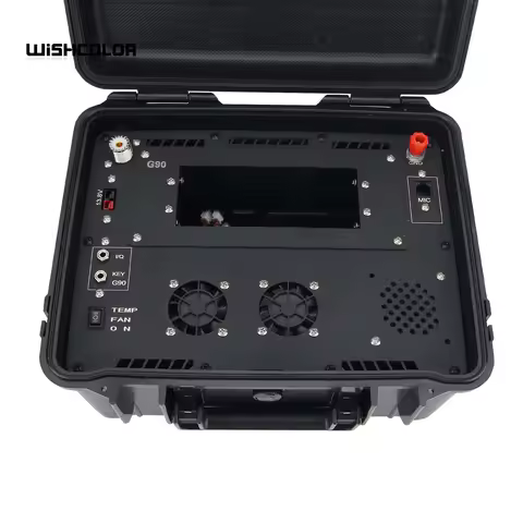 HamGeek Outdoor Waterproof Radio Box Transceiver Box for Xiegu G90/IC-2730/FTM-200DR/FTM-300DR/FTM-6