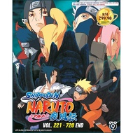 ANIME DVD NARUTO SHIPPUDEN 火影忍者疾风传 VOL.221-720 END 25DVD ( COVER RANDOM )