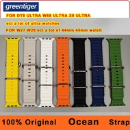 44MM 45MM 49MM Ocean Strap For Ultra serie 8 Smartwatch X8 H11 W68 DT8 W69 hello Ultra serie 9 Strap