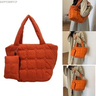 HSV Versatile Nylon Shoulder Bags with Small Purse Solid Color Armpit Bag Handbag