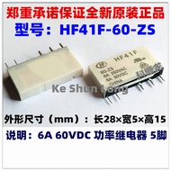 Free ShippingNewOriginal HF41F 5-ZST 12-ZST 24-ZST HF41F-48-ZS HF41F-60-ZS 6A 5V 12V 24V 48V 60VDC P