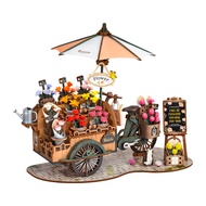 Rolife 3D Wooden Puzzle - TGS03 Blossom Cart | ของแต่งบ้าน ของเล่นศิลปะ DIY