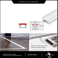 LED Aluminium Profile YW Shape / Silver