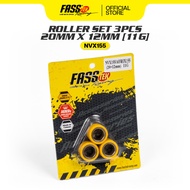 11G ROLLER NVX/AVANTIZ (3PCS) FASSTEK