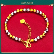 ASIX GOLD Original Sterling Silver 925 Gold 916 Bracelet for Men and Women