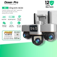 Dosen Pro SC30 4G Camera 3 lenses Outdoor Wireless Ip66 Smart waterproof safe Super Sharp Wifi