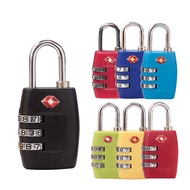 TSA Customs Lock Luggage Lock tsa335 Travel Abroad Luggage Zipper Lock Plastic TSA Customs Code Lock