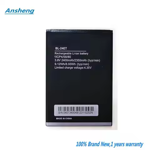 3.8V 2400mAh BL-24ET Battery For Tecno F1 F3 POP 1 B1F Smart Phone