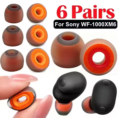 Memory Foam Earbud for Sony WF-1000XM6 WF-1000XM5 XM4 XM3 Earphone Replacement Eartips Silicone Ear 