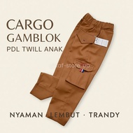 Premium Brown Twill Children's Cargo Pants – Comfortable, Soft, Stylish, Ages 1-10 Years • kaf-store