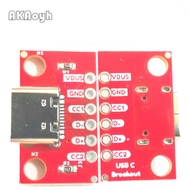 Type-c Female Socket Test Board USB3.1 16P to 2.54 High Current Power Adapter Board Module Female