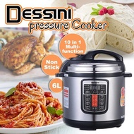 Dessini 6L &amp; 8L Electric Pressure Cooker Non Stick Rice Cooker Multifunction Pressure Cooker Periuk Nasi