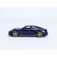 Ready Stock MINI GT Blue 1: 64 Porsche Taycan Turbo S Car Model Porsche Taycan
