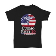 Cuomo Fauci Andrew Dr Anthony Print T-Shirt For President 2020